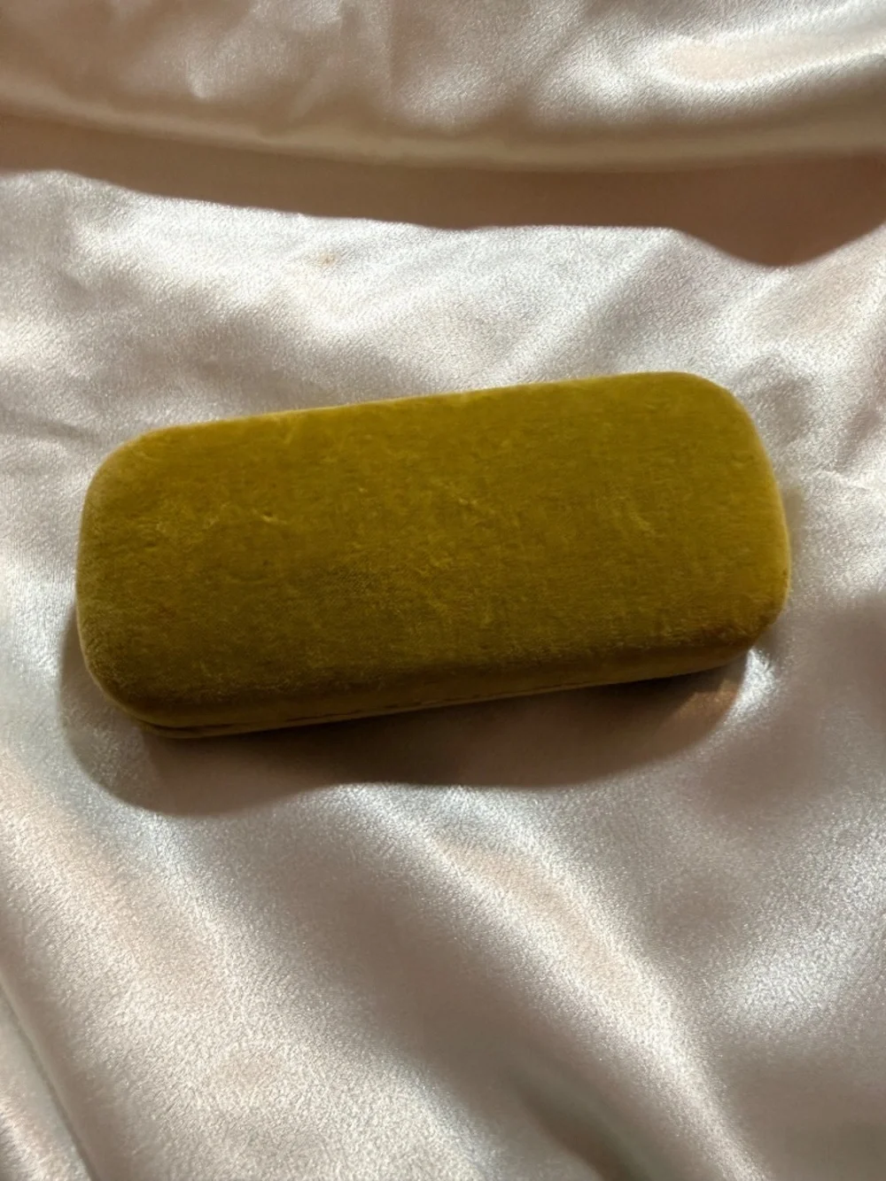Gucci Yellow Velvet Sunglasses Eyeglasses Case Only